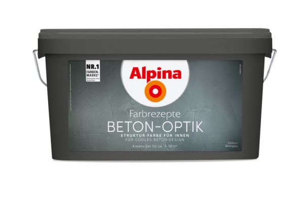 Alpina Farbrezepte Beton-Optik